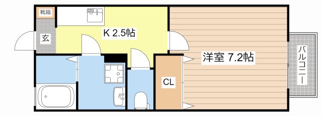シャーメゾン彦根estの間取り写真