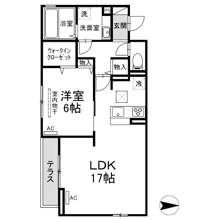 都営大江戸線 練馬春日町駅 徒歩8分 3階建 築6年の間取り写真