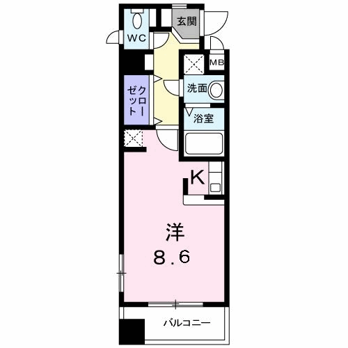 カーサ ビータス3の間取り