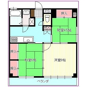 フリッカー北上の間取り