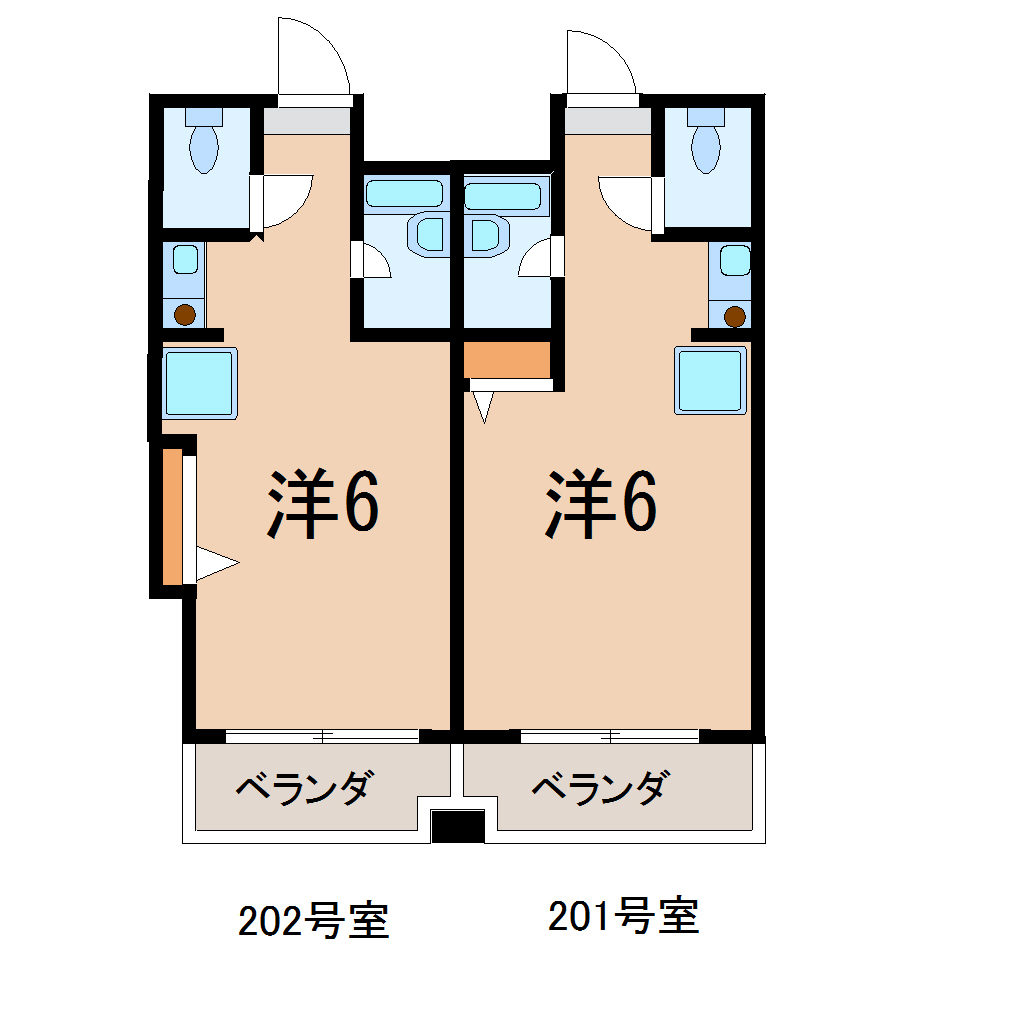 メゾンティアラの間取り