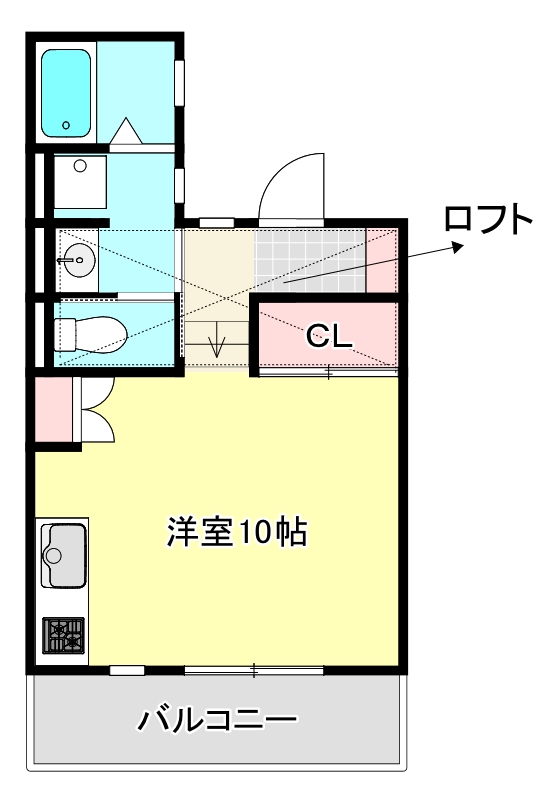 フィーネス弐番館の間取り