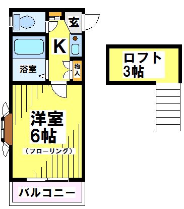 レオパレス府中の間取り