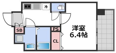 ジアコスモ大阪イーストゲートの間取り