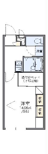 レオパレスＤｒｅａｍ　Ｃａｓｔｌｅの間取り