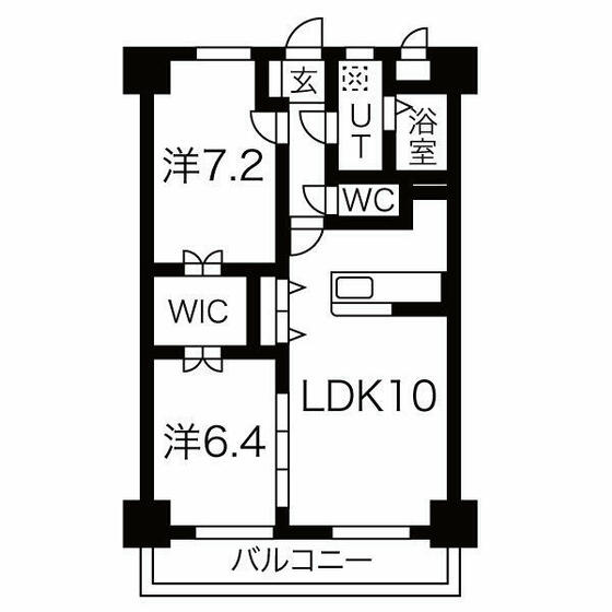 サンフォレストＭＷの間取り