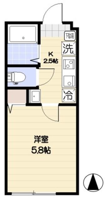 エクセラン西新井大師の間取り