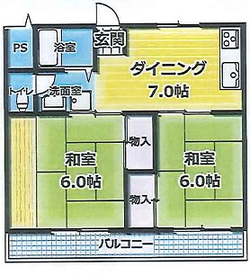 正栄スカイコーポの間取り