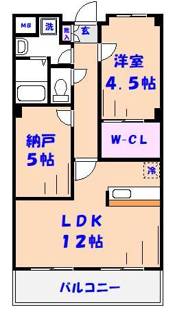 アプロード市川の間取り