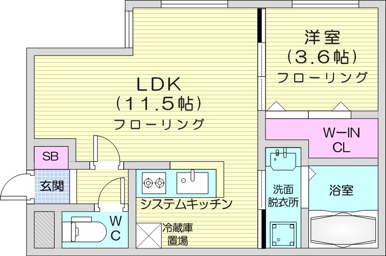 noblehill南郷通の間取り