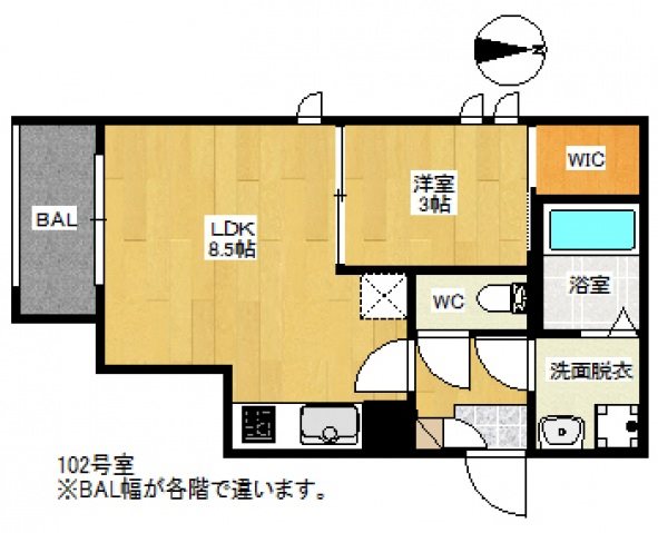 Regalest廿日市駅前の間取り