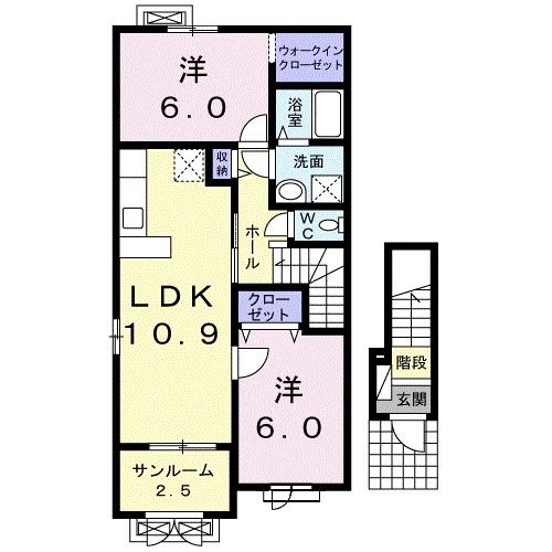 【ヌーベル　ルミエールの間取り】