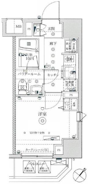 イアース横濱関内の間取り