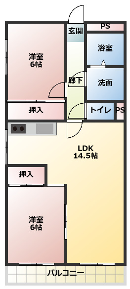 【第2アダチコーポの間取り】