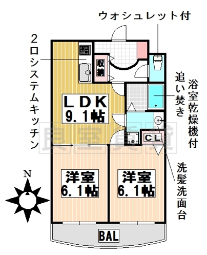 さくらHills YAGOTOの間取り