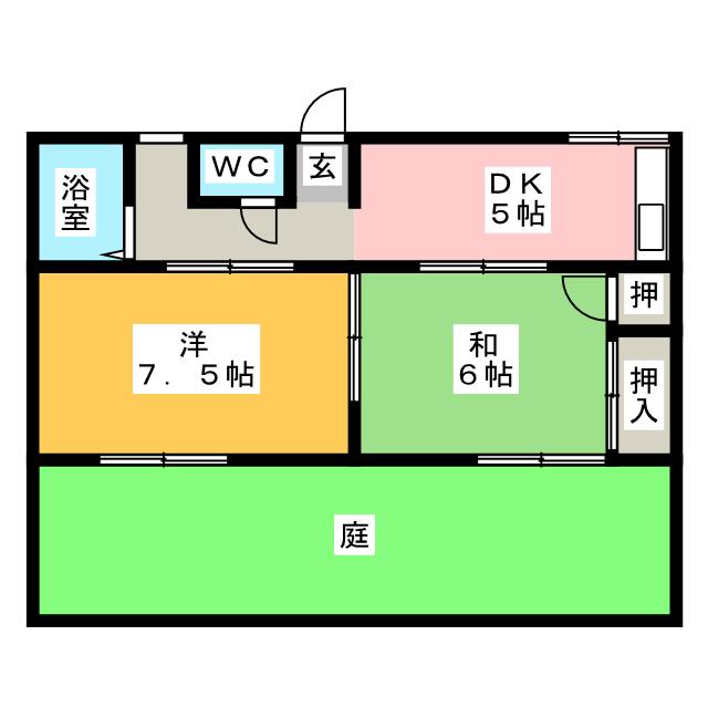 サンハイツしのだの間取り