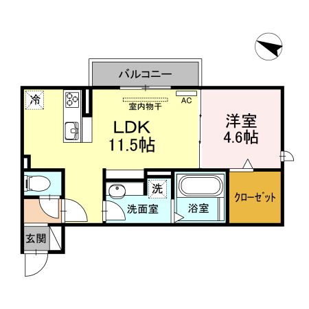 Noble 駅前通の間取り