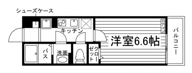 千葉市花見川区幕張本郷のマンションの間取り