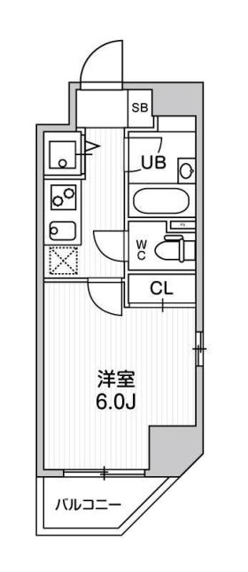 コンシェリア新橋の間取り