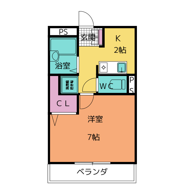 メゾンハーバルの間取り