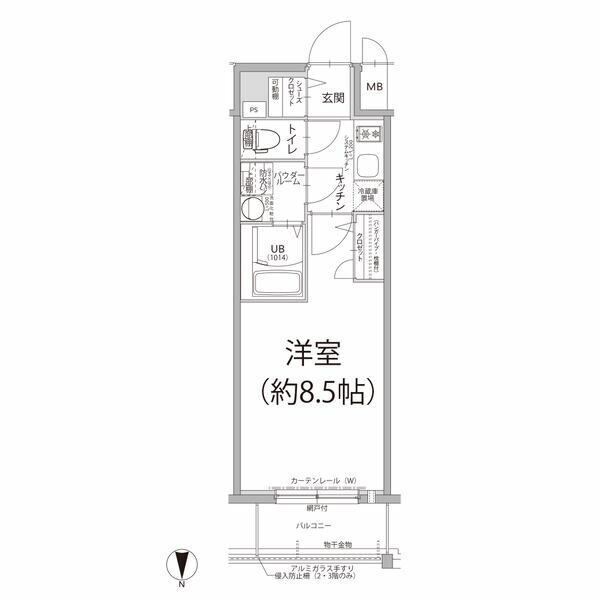 エスリード名古屋 STATION CENTRALの間取り