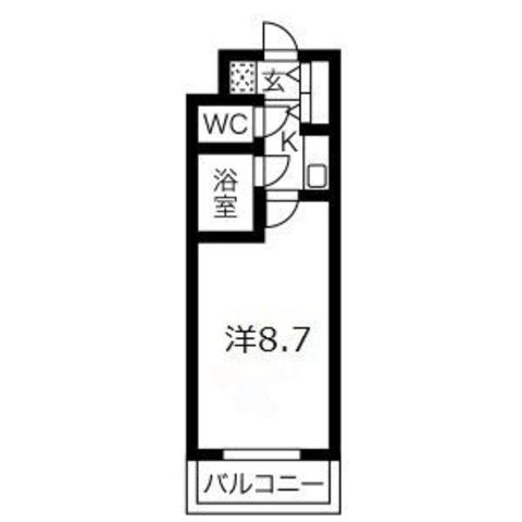 ダイアパレス姫路大手前通西の間取り