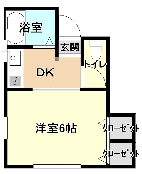 コーポ01の間取り