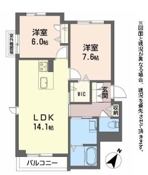 シャーメゾン　プレミアス　１の間取り