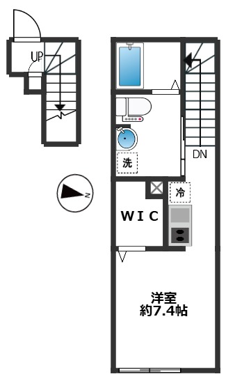 ミハス用賀の間取り