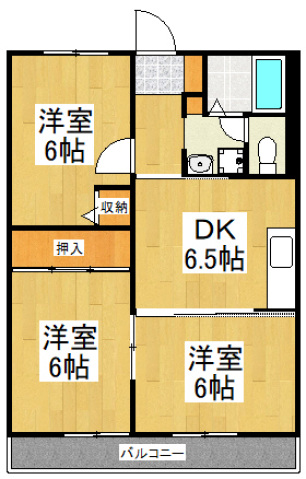 リバーサイドパレスの間取り