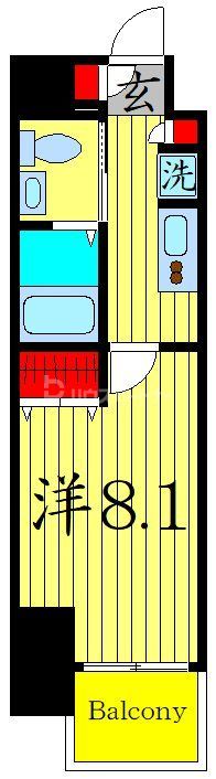 豊島区南大塚のマンションの間取り