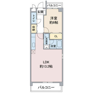 レージュ豊が丘の間取り