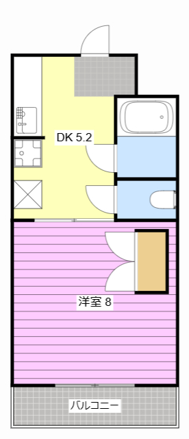 【シャンブル24の間取り】