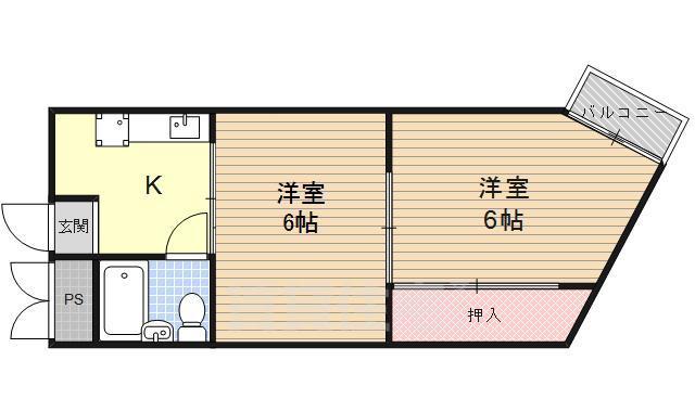 ブランドハウス京都二条城の間取り