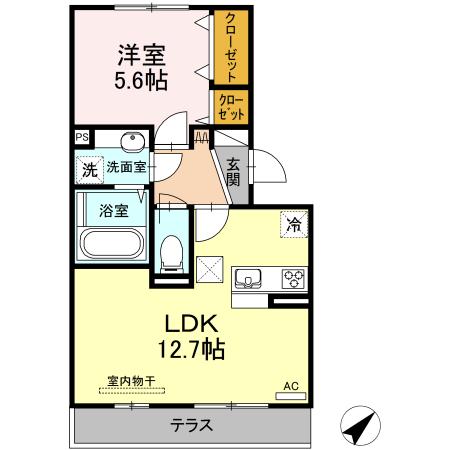 アヴェニール　ブリアン　イリチの間取り