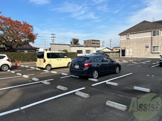 【仙台市青葉区上愛子のアパートの駐車場】