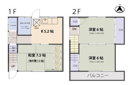 菅原アパートの間取り