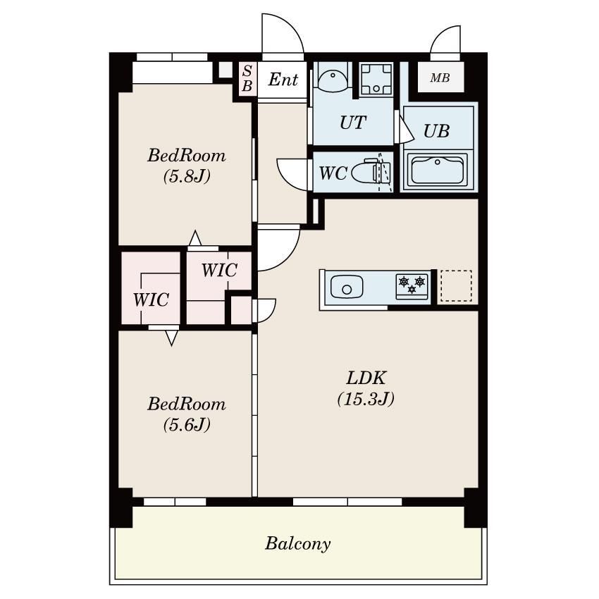 Ｓ ＲＥＳＩＤＥＮＣＥ半道橋ａｃｈｉｅｖｅの間取り