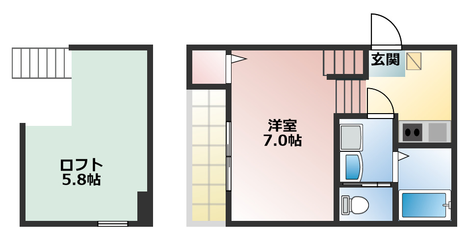 グレイス尼ヶ坂の間取り