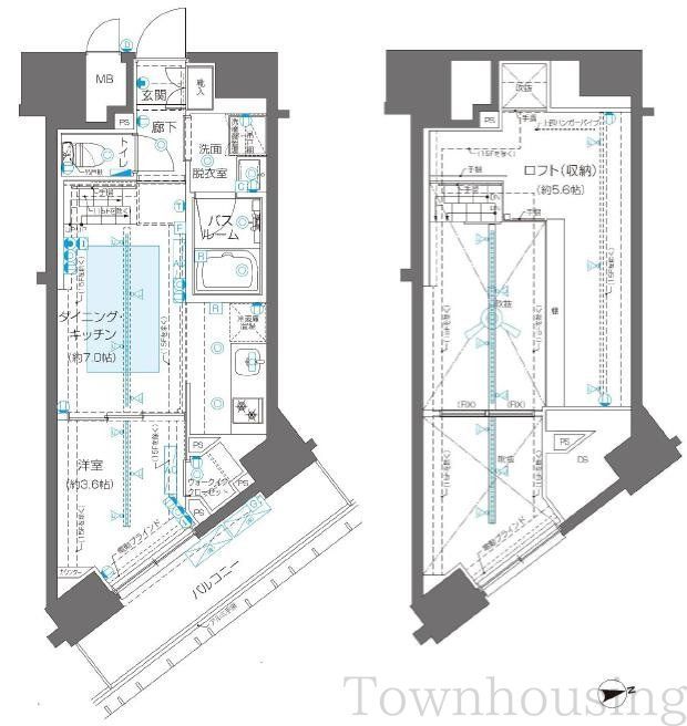 ZOOM新宿御苑前の間取り