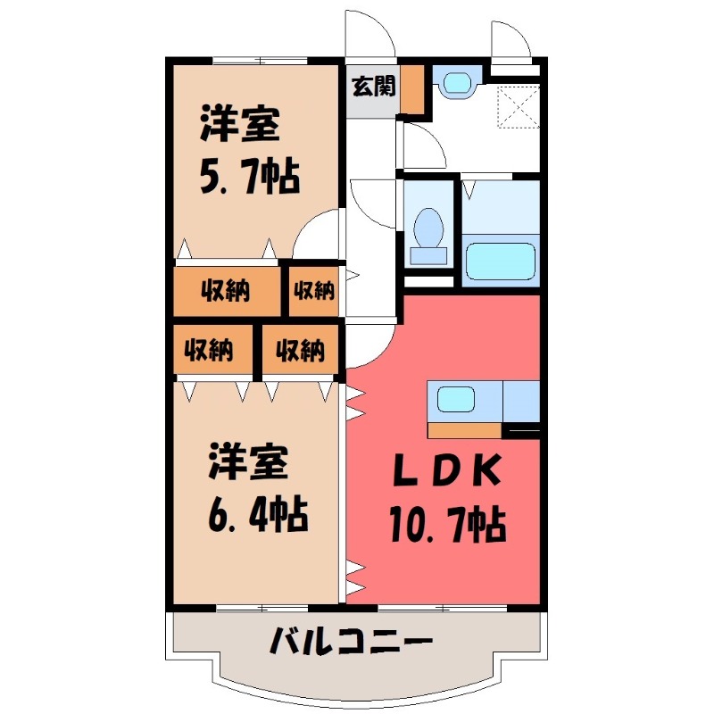 グリーンステージ IIの間取り