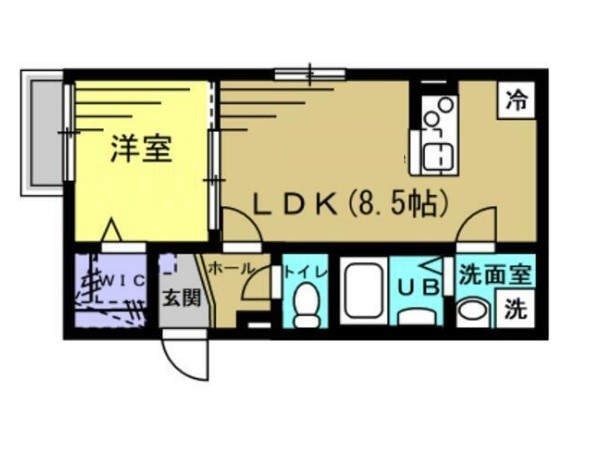 【船橋市丸山のアパートの間取り】