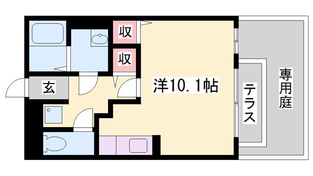 サンコーポ曽根の間取り