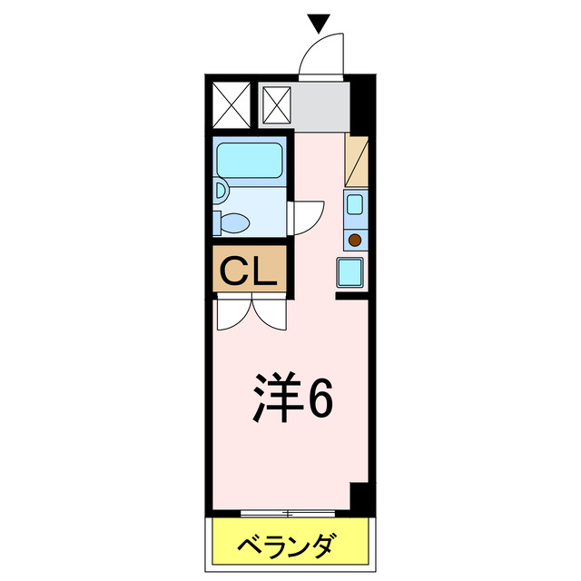 オクトワール長岡中央の間取り