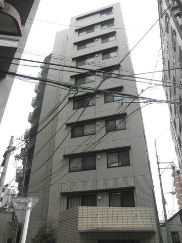 【渋谷区恵比寿のマンションの建物外観】