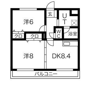 アイリスIの間取り