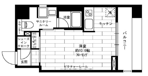 ステージグランデ蔵前の間取り