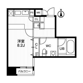 アーバンフラッツ四条西洞院の間取り