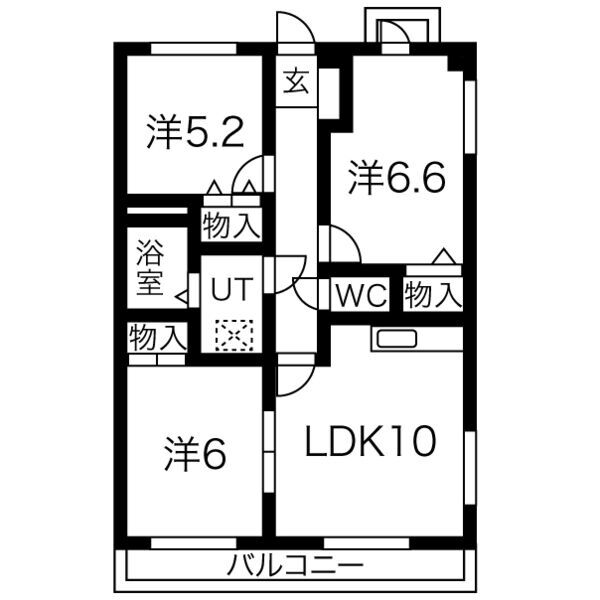 プロクシー貴船の間取り