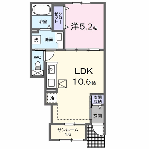 ｃａｌｍｅＭの間取り